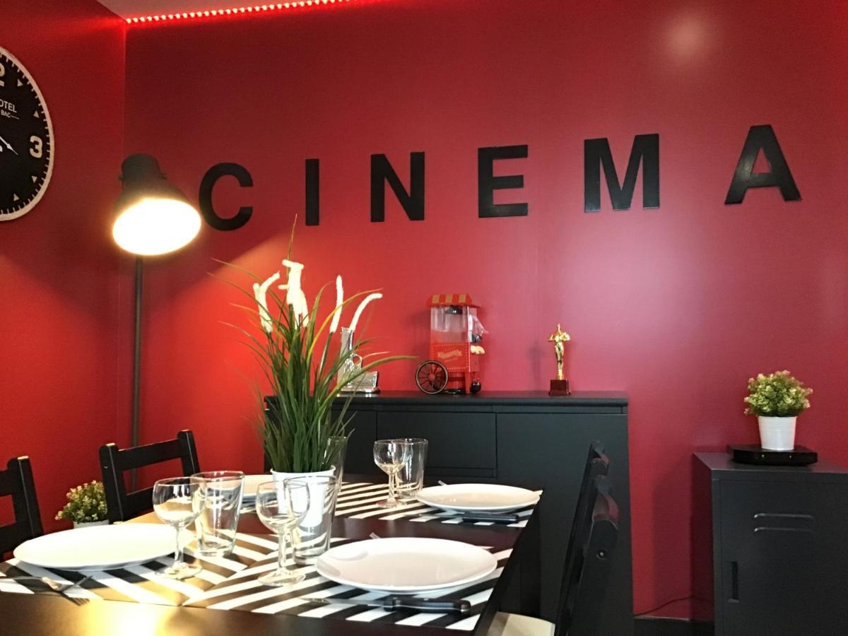 Appartement Cinema Video-Projecteur Et Garage Honfleur Exterior foto