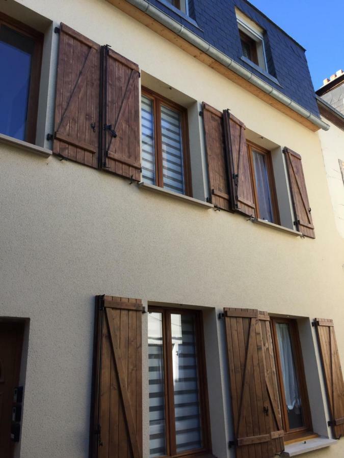 Appartement Cinema Video-Projecteur Et Garage Honfleur Exterior foto